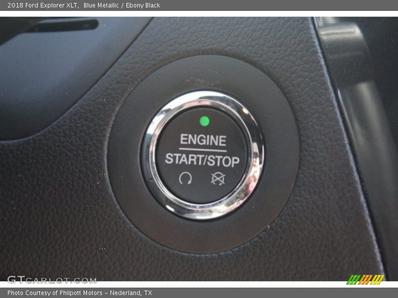 Blue Metallic / Ebony Black 2018 Ford Explorer XLT