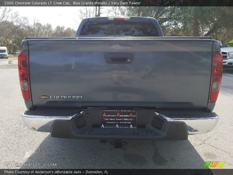 Blue Granite Metallic / Very Dark Pewter 2006 Chevrolet Colorado LT Crew Cab