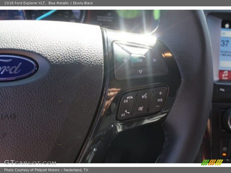Blue Metallic / Ebony Black 2018 Ford Explorer XLT