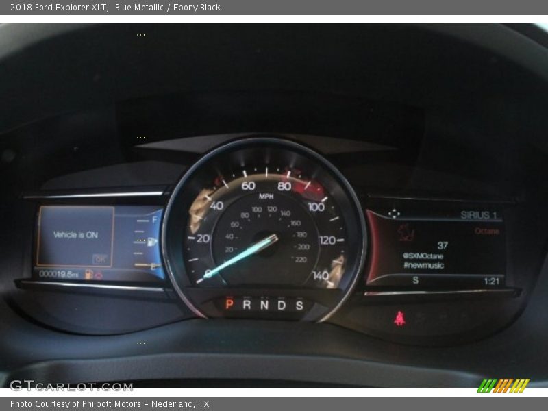 Blue Metallic / Ebony Black 2018 Ford Explorer XLT