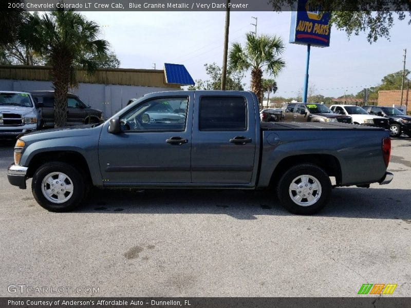 Blue Granite Metallic / Very Dark Pewter 2006 Chevrolet Colorado LT Crew Cab