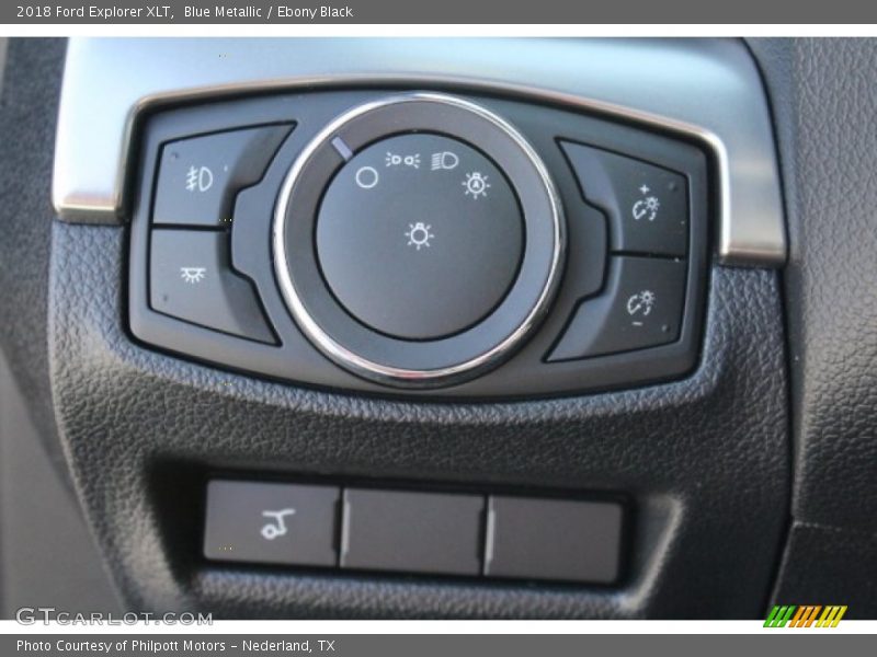 Blue Metallic / Ebony Black 2018 Ford Explorer XLT