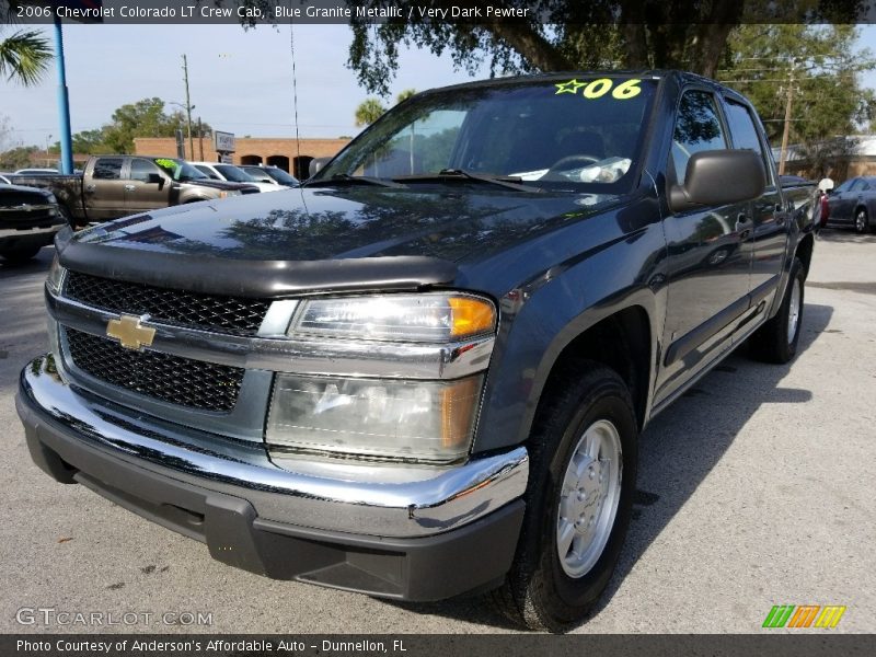 Blue Granite Metallic / Very Dark Pewter 2006 Chevrolet Colorado LT Crew Cab