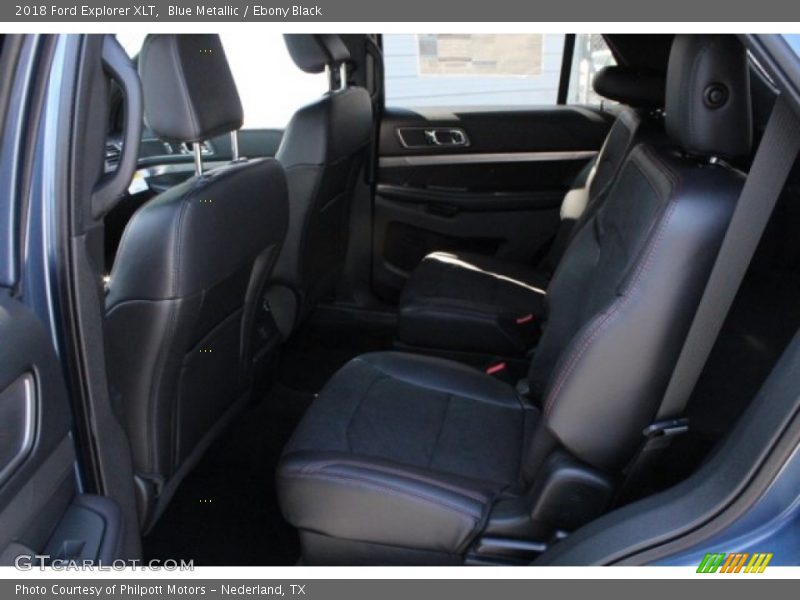 Blue Metallic / Ebony Black 2018 Ford Explorer XLT
