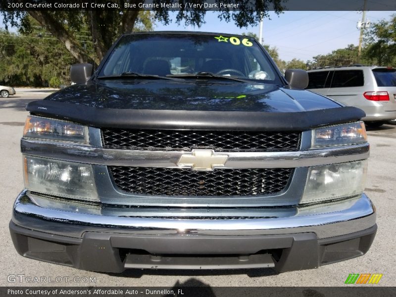 Blue Granite Metallic / Very Dark Pewter 2006 Chevrolet Colorado LT Crew Cab