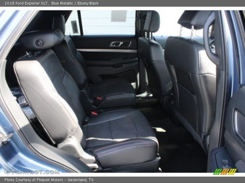 Blue Metallic / Ebony Black 2018 Ford Explorer XLT