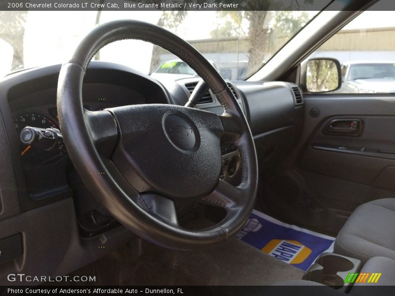 Blue Granite Metallic / Very Dark Pewter 2006 Chevrolet Colorado LT Crew Cab