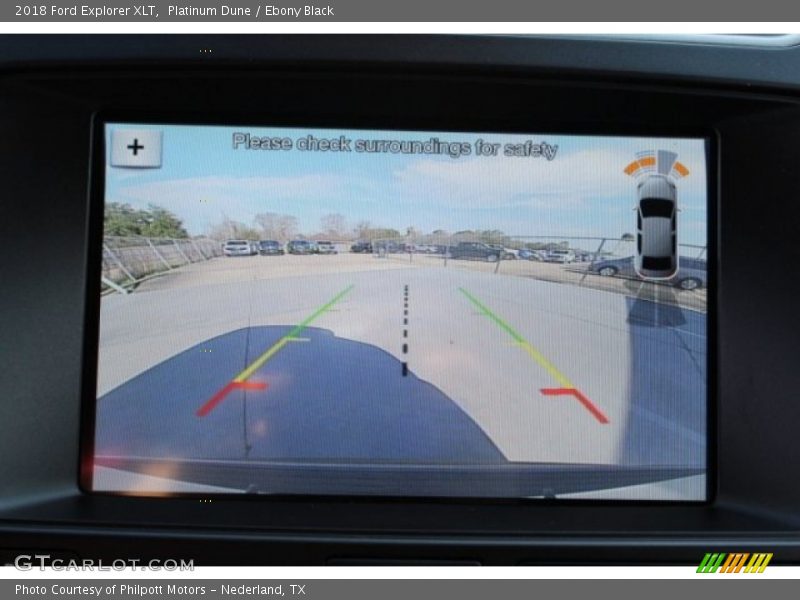 Platinum Dune / Ebony Black 2018 Ford Explorer XLT