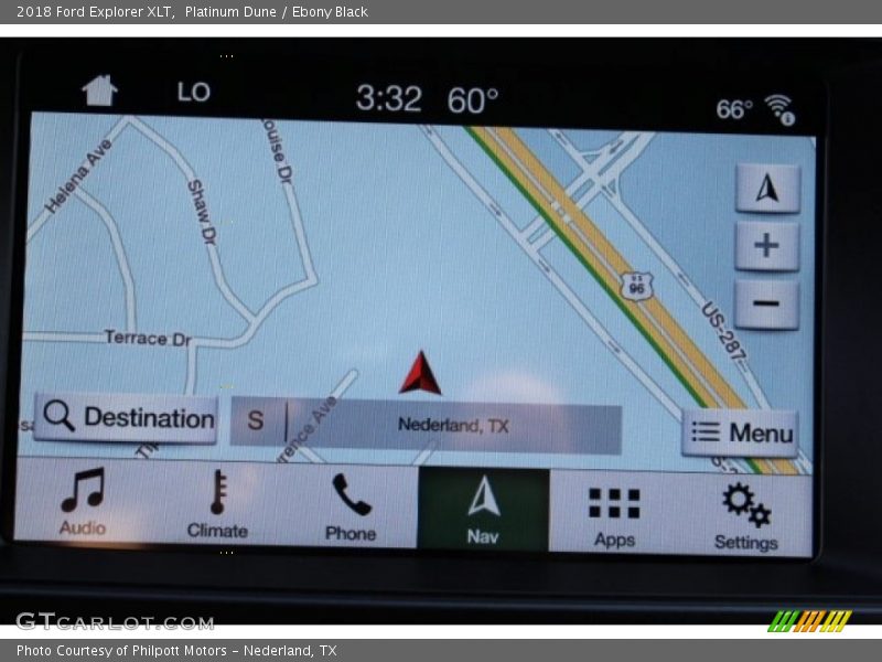 Platinum Dune / Ebony Black 2018 Ford Explorer XLT
