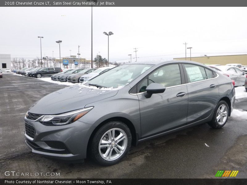 Satin Steel Gray Metallic / Jet Black 2018 Chevrolet Cruze LT