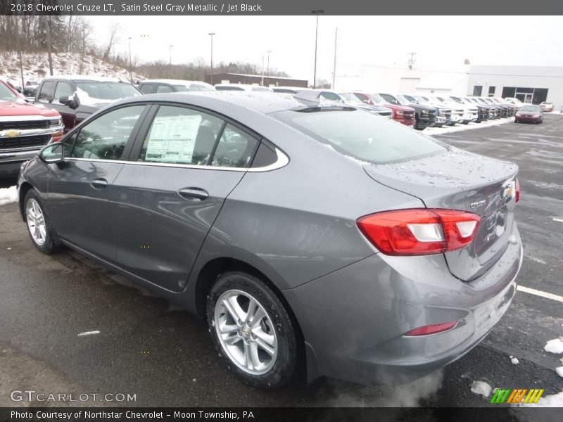 Satin Steel Gray Metallic / Jet Black 2018 Chevrolet Cruze LT