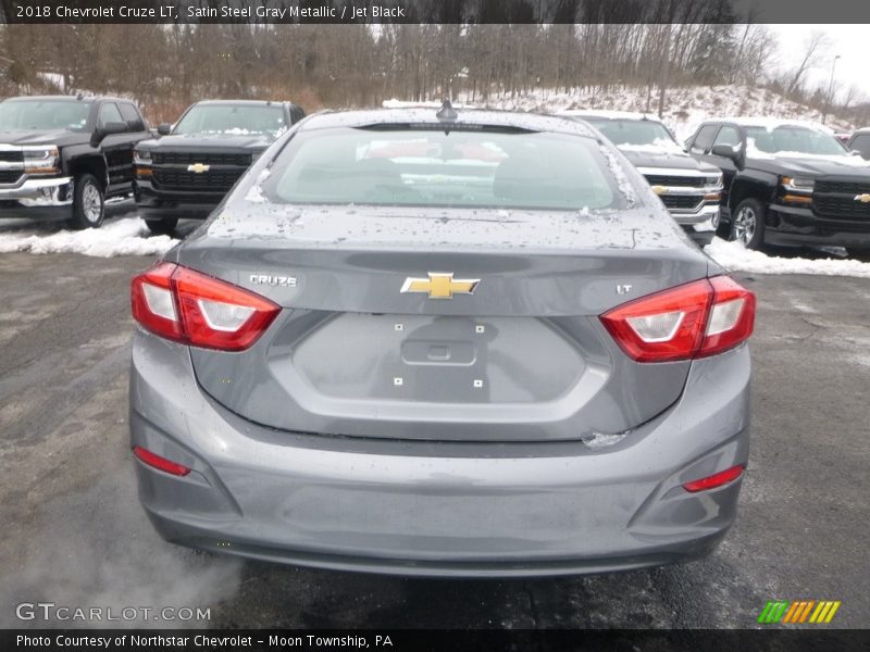 Satin Steel Gray Metallic / Jet Black 2018 Chevrolet Cruze LT