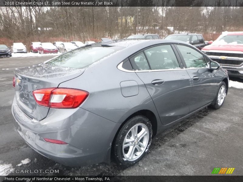 Satin Steel Gray Metallic / Jet Black 2018 Chevrolet Cruze LT