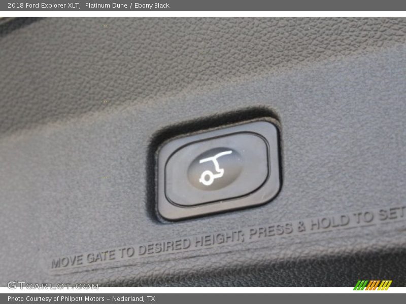 Platinum Dune / Ebony Black 2018 Ford Explorer XLT