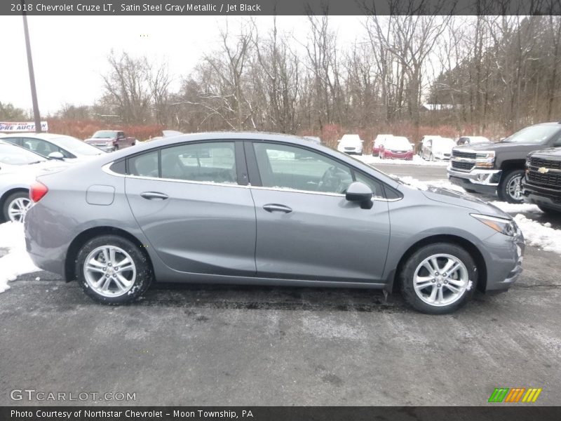 Satin Steel Gray Metallic / Jet Black 2018 Chevrolet Cruze LT