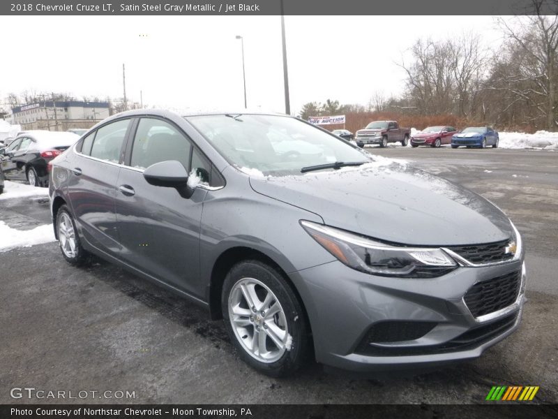 Satin Steel Gray Metallic / Jet Black 2018 Chevrolet Cruze LT