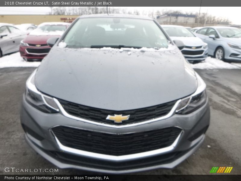 Satin Steel Gray Metallic / Jet Black 2018 Chevrolet Cruze LT