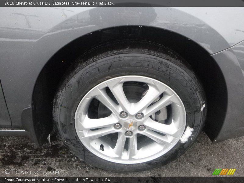 Satin Steel Gray Metallic / Jet Black 2018 Chevrolet Cruze LT