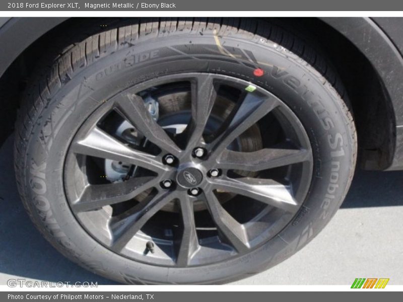 Magnetic Metallic / Ebony Black 2018 Ford Explorer XLT