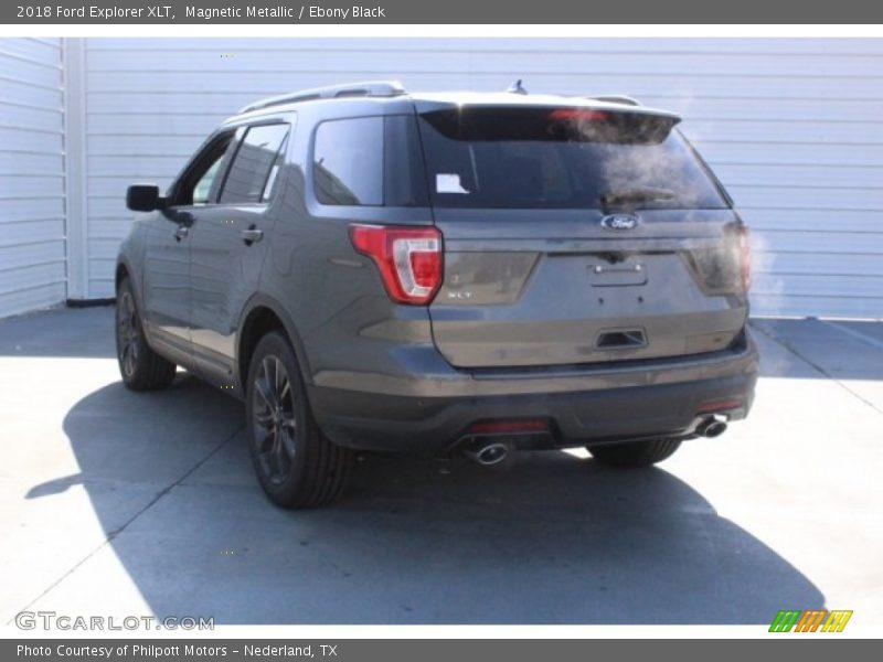 Magnetic Metallic / Ebony Black 2018 Ford Explorer XLT