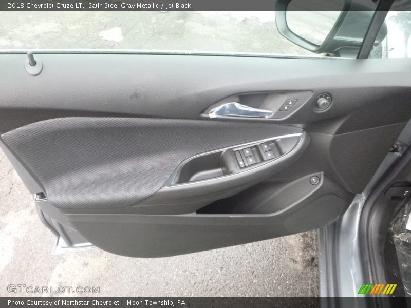 Satin Steel Gray Metallic / Jet Black 2018 Chevrolet Cruze LT