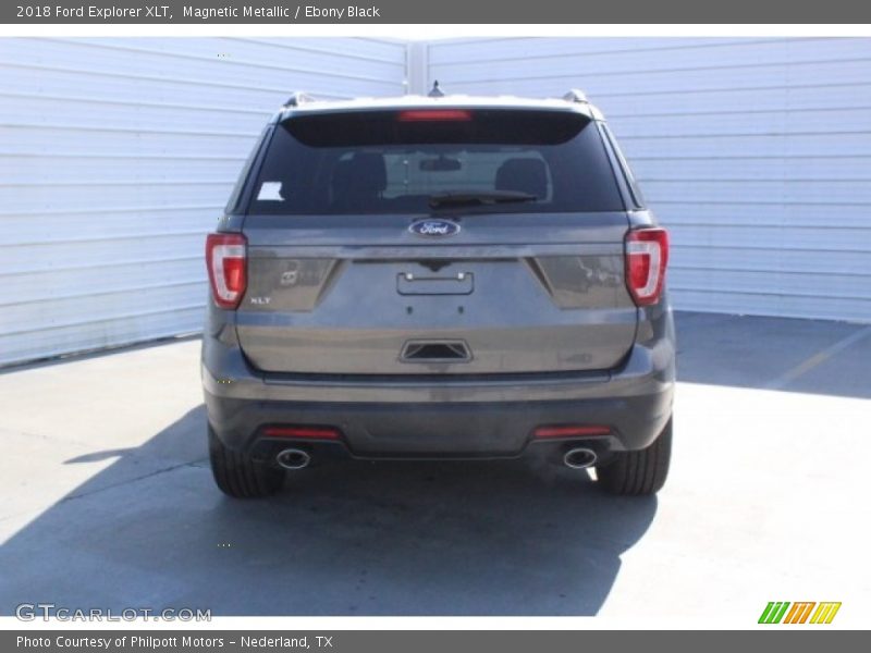 Magnetic Metallic / Ebony Black 2018 Ford Explorer XLT