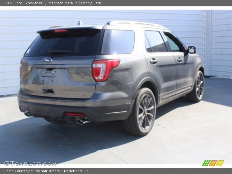 Magnetic Metallic / Ebony Black 2018 Ford Explorer XLT