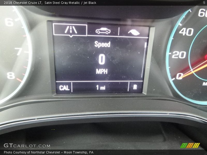 Satin Steel Gray Metallic / Jet Black 2018 Chevrolet Cruze LT