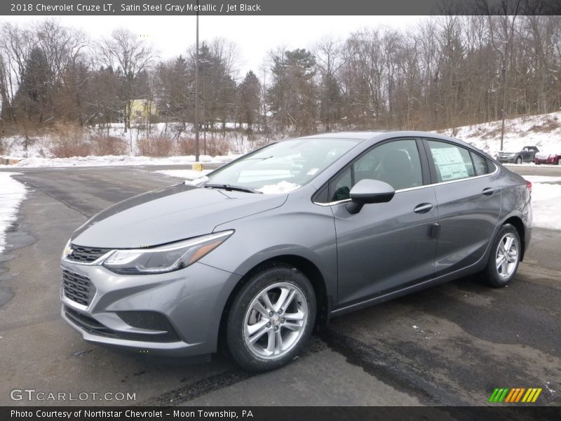 Satin Steel Gray Metallic / Jet Black 2018 Chevrolet Cruze LT