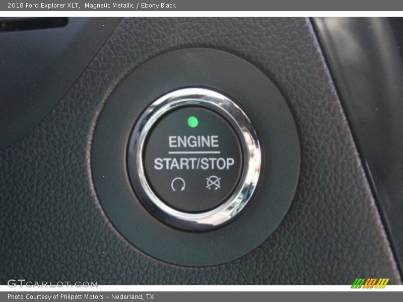 Magnetic Metallic / Ebony Black 2018 Ford Explorer XLT