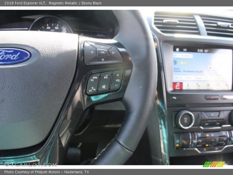 Magnetic Metallic / Ebony Black 2018 Ford Explorer XLT