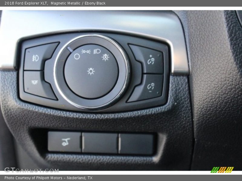 Magnetic Metallic / Ebony Black 2018 Ford Explorer XLT