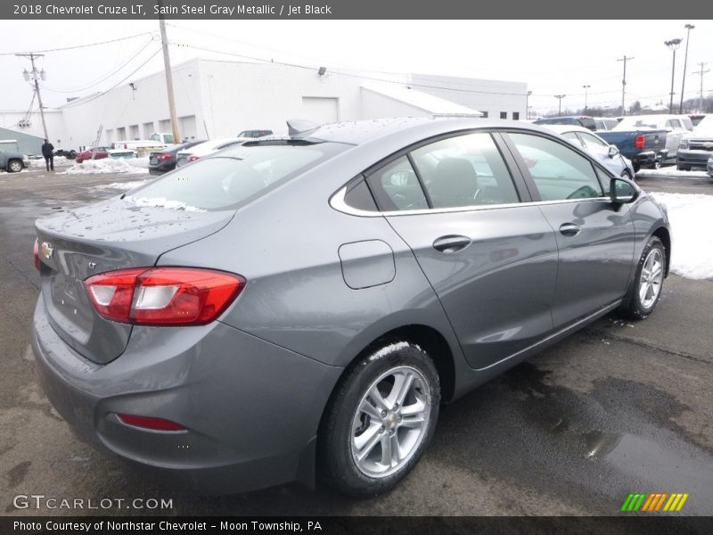 Satin Steel Gray Metallic / Jet Black 2018 Chevrolet Cruze LT