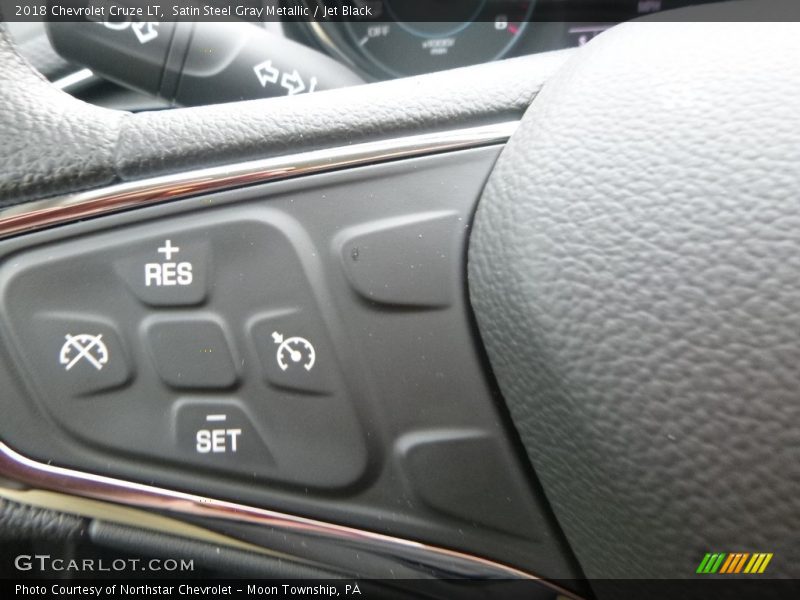 Satin Steel Gray Metallic / Jet Black 2018 Chevrolet Cruze LT