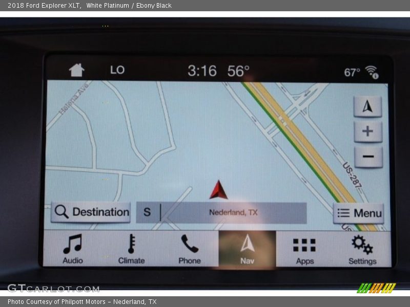White Platinum / Ebony Black 2018 Ford Explorer XLT