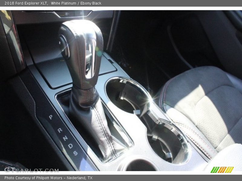 White Platinum / Ebony Black 2018 Ford Explorer XLT