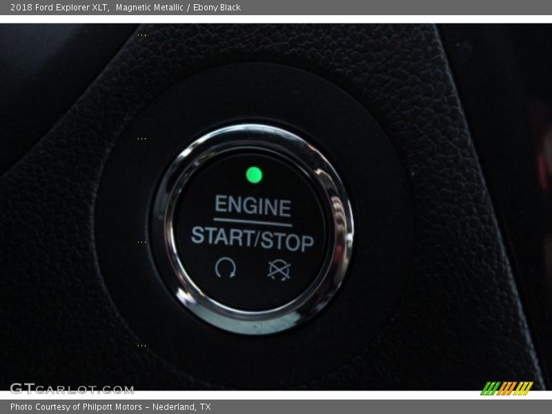 Magnetic Metallic / Ebony Black 2018 Ford Explorer XLT