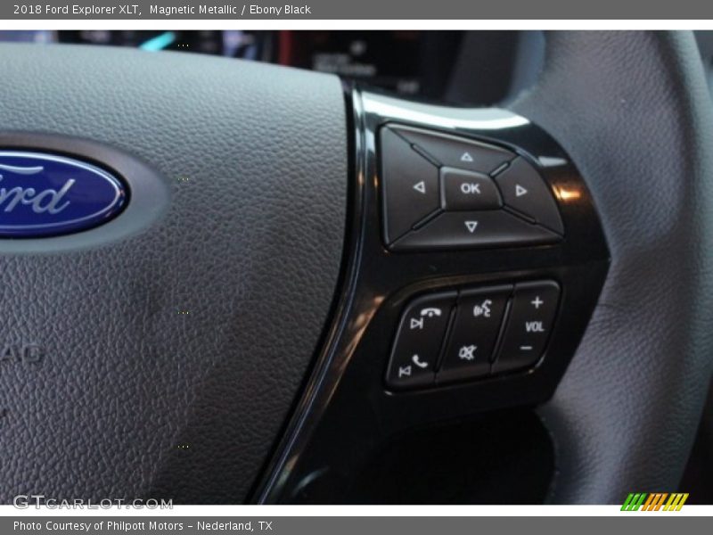Magnetic Metallic / Ebony Black 2018 Ford Explorer XLT