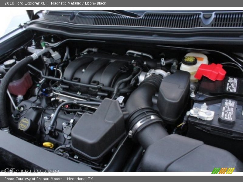 Magnetic Metallic / Ebony Black 2018 Ford Explorer XLT