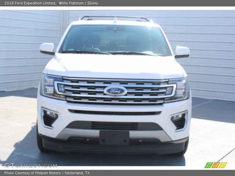 White Platinum / Ebony 2018 Ford Expedition Limited