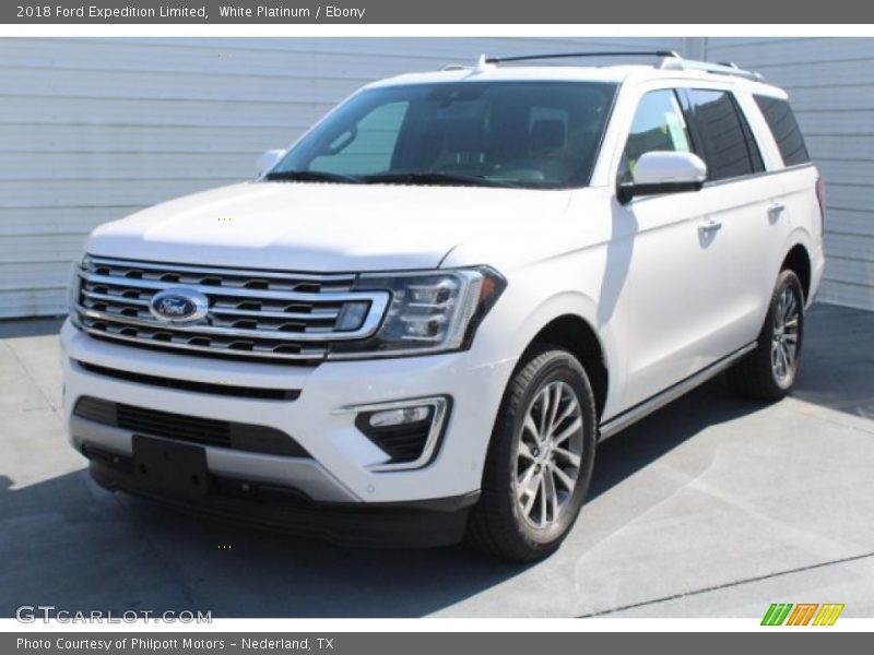 White Platinum / Ebony 2018 Ford Expedition Limited