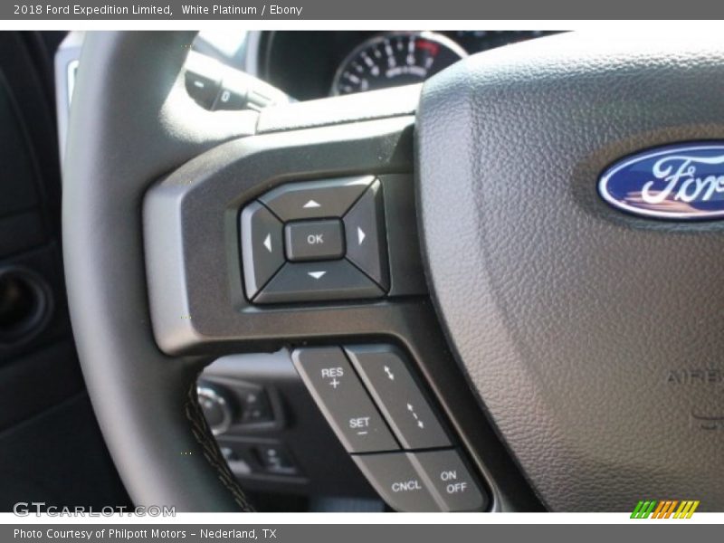 White Platinum / Ebony 2018 Ford Expedition Limited