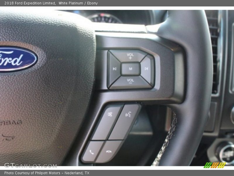White Platinum / Ebony 2018 Ford Expedition Limited