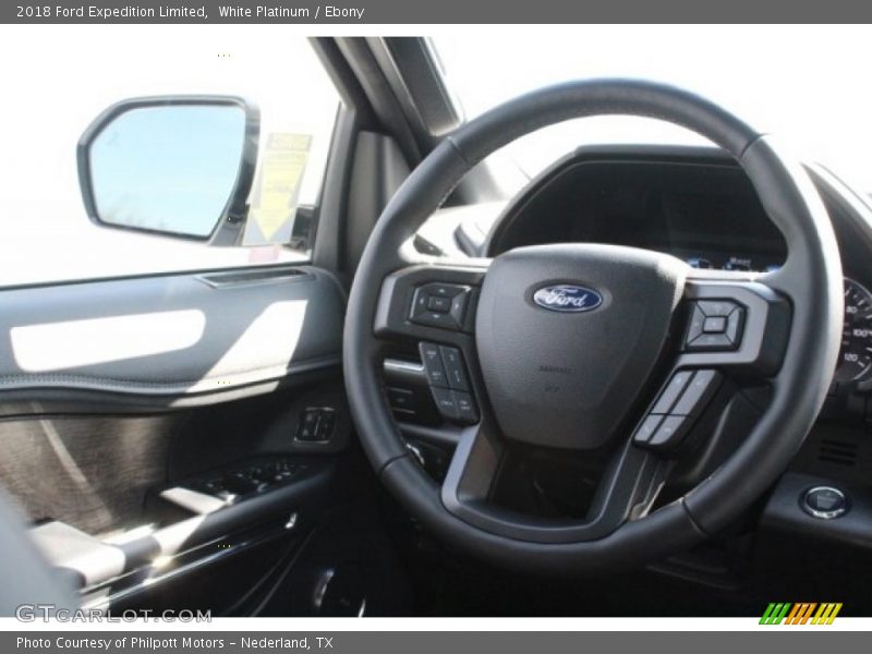 White Platinum / Ebony 2018 Ford Expedition Limited