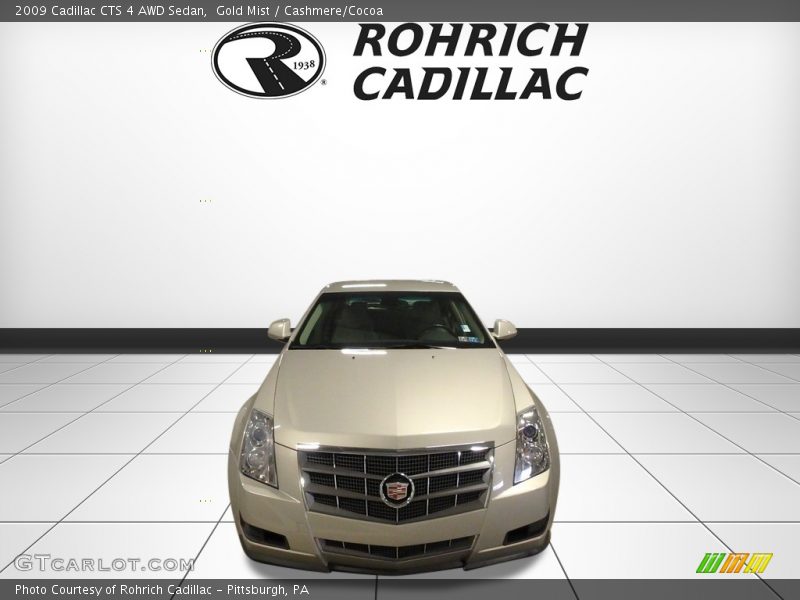Gold Mist / Cashmere/Cocoa 2009 Cadillac CTS 4 AWD Sedan
