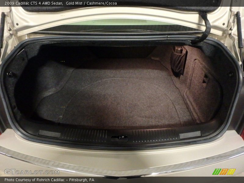 Gold Mist / Cashmere/Cocoa 2009 Cadillac CTS 4 AWD Sedan