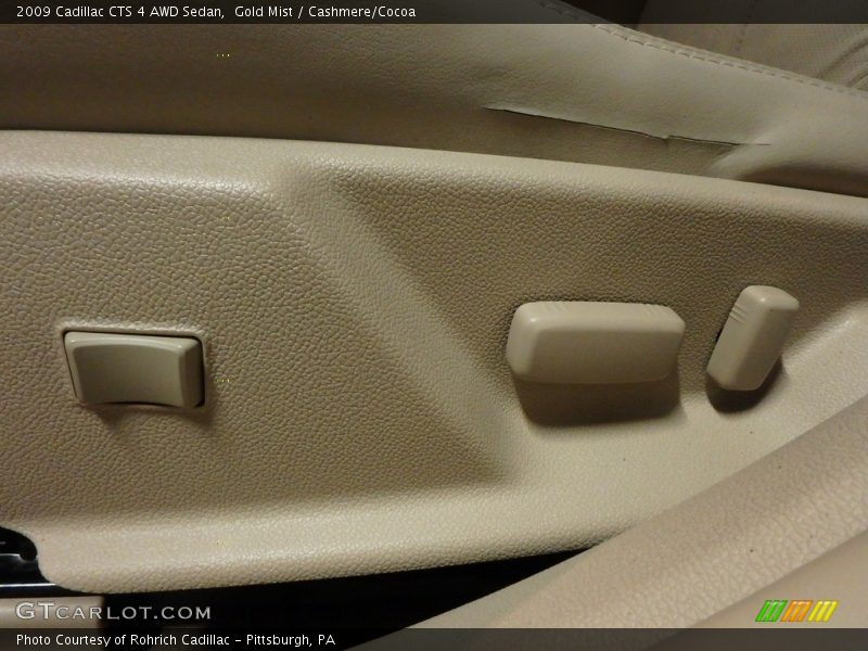 Gold Mist / Cashmere/Cocoa 2009 Cadillac CTS 4 AWD Sedan