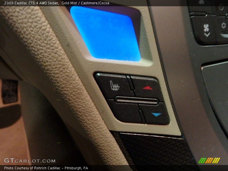 Gold Mist / Cashmere/Cocoa 2009 Cadillac CTS 4 AWD Sedan