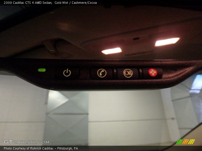 Gold Mist / Cashmere/Cocoa 2009 Cadillac CTS 4 AWD Sedan