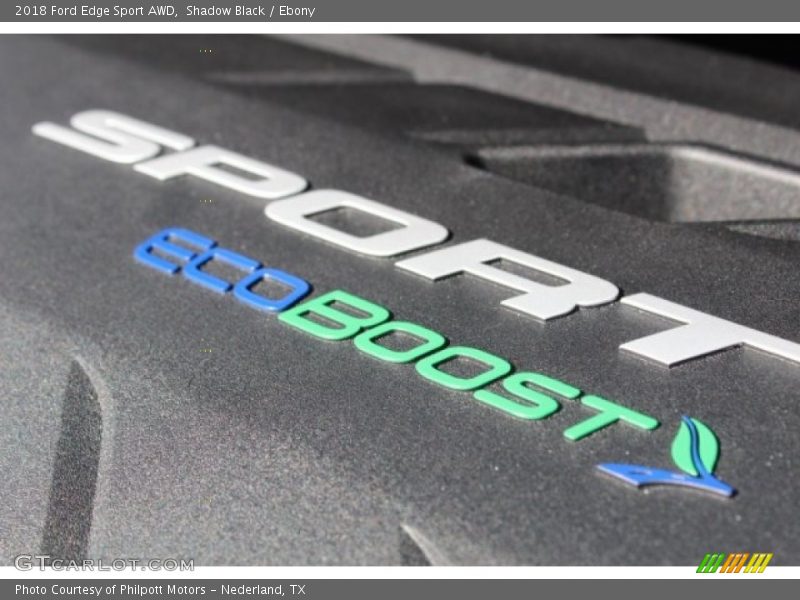 Shadow Black / Ebony 2018 Ford Edge Sport AWD